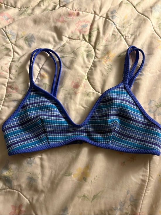 Other - Vintage blue Striped Women's bikini top
